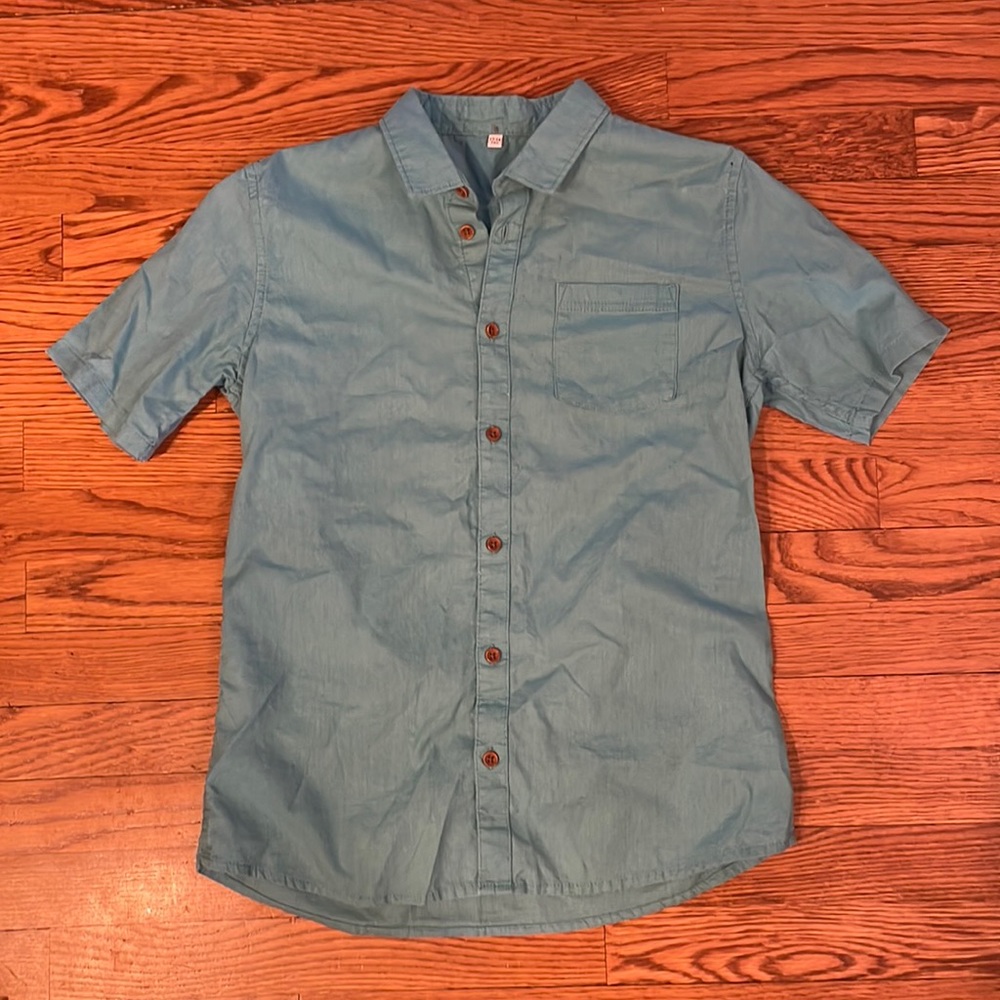13-14 boys short sleeve button up